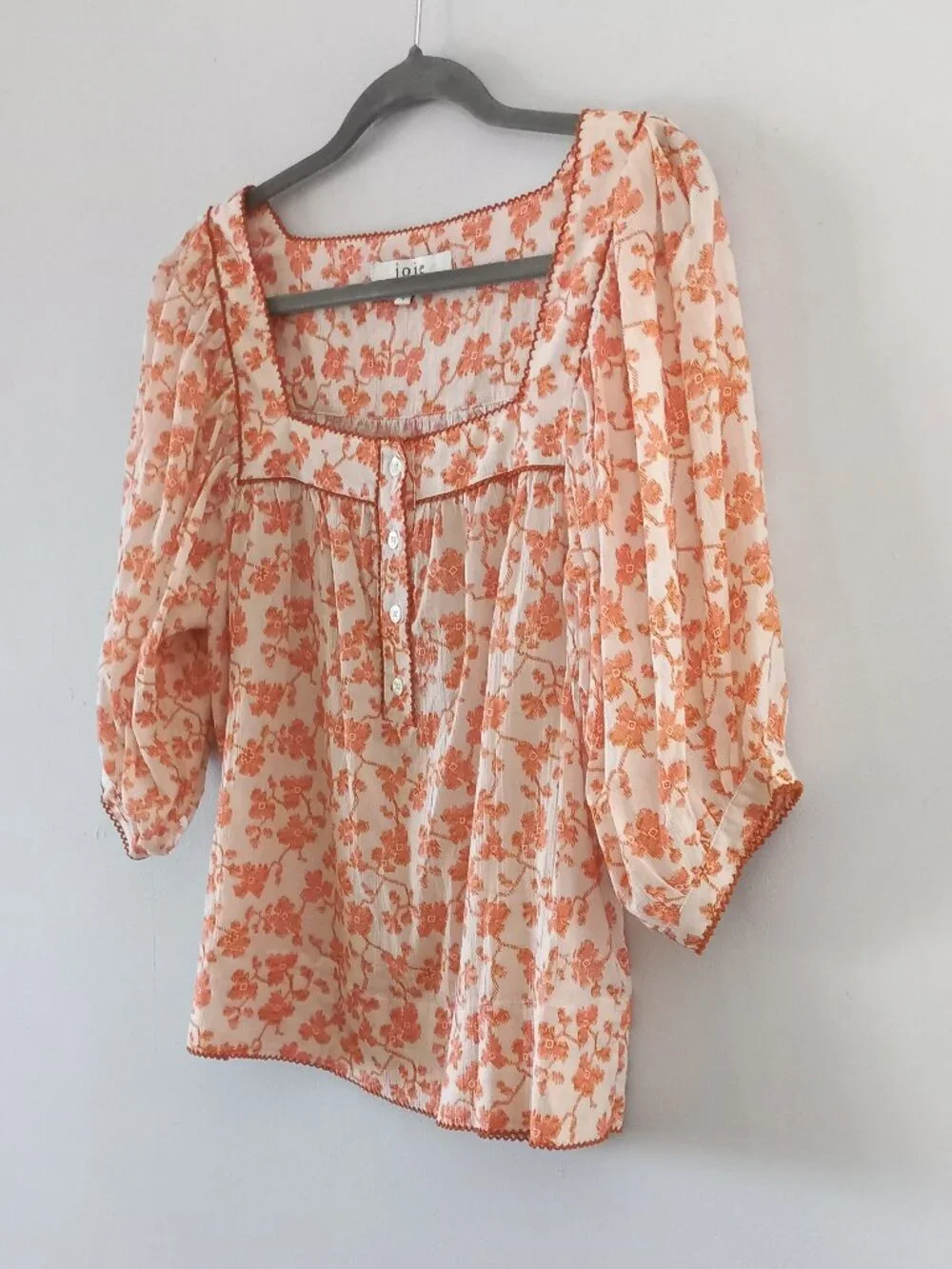 JOIE (ANTHROPOLOGIE) Leroy top 100% cotton - Picture 4 of 12